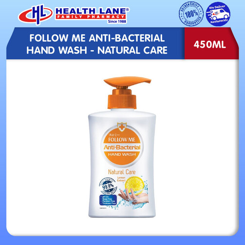 FOLLOW ME ANTI-BACTERIAL SABUN TANGAN- NATURAL CARE (450ML)